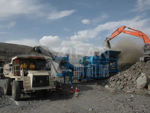 mobile jaw crusher